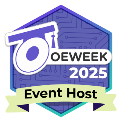 Open Education Week 2025 Event Host Badge