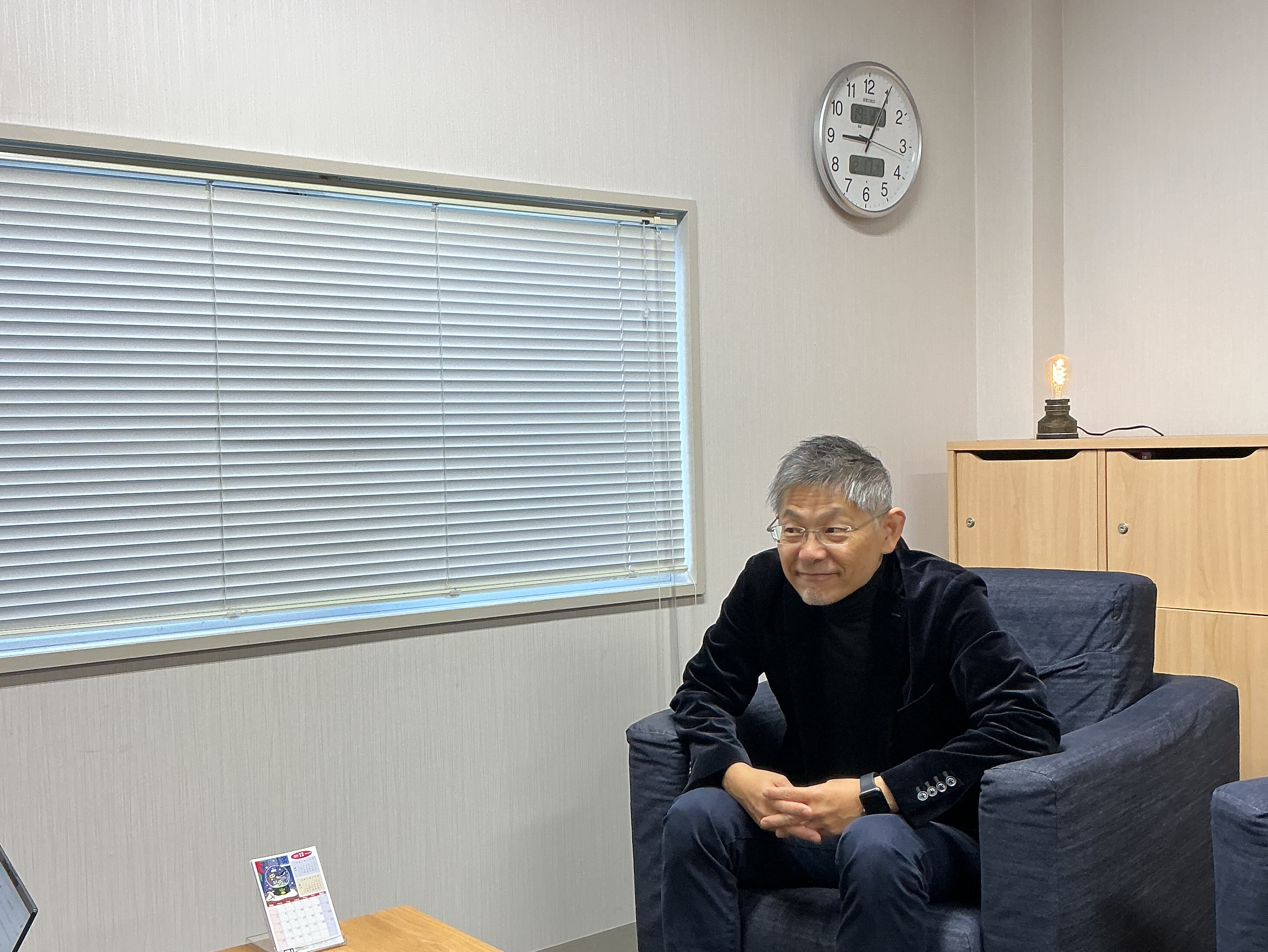 インタビューの様子